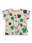 Preview: T-Shirt grün Apfel/Raupe